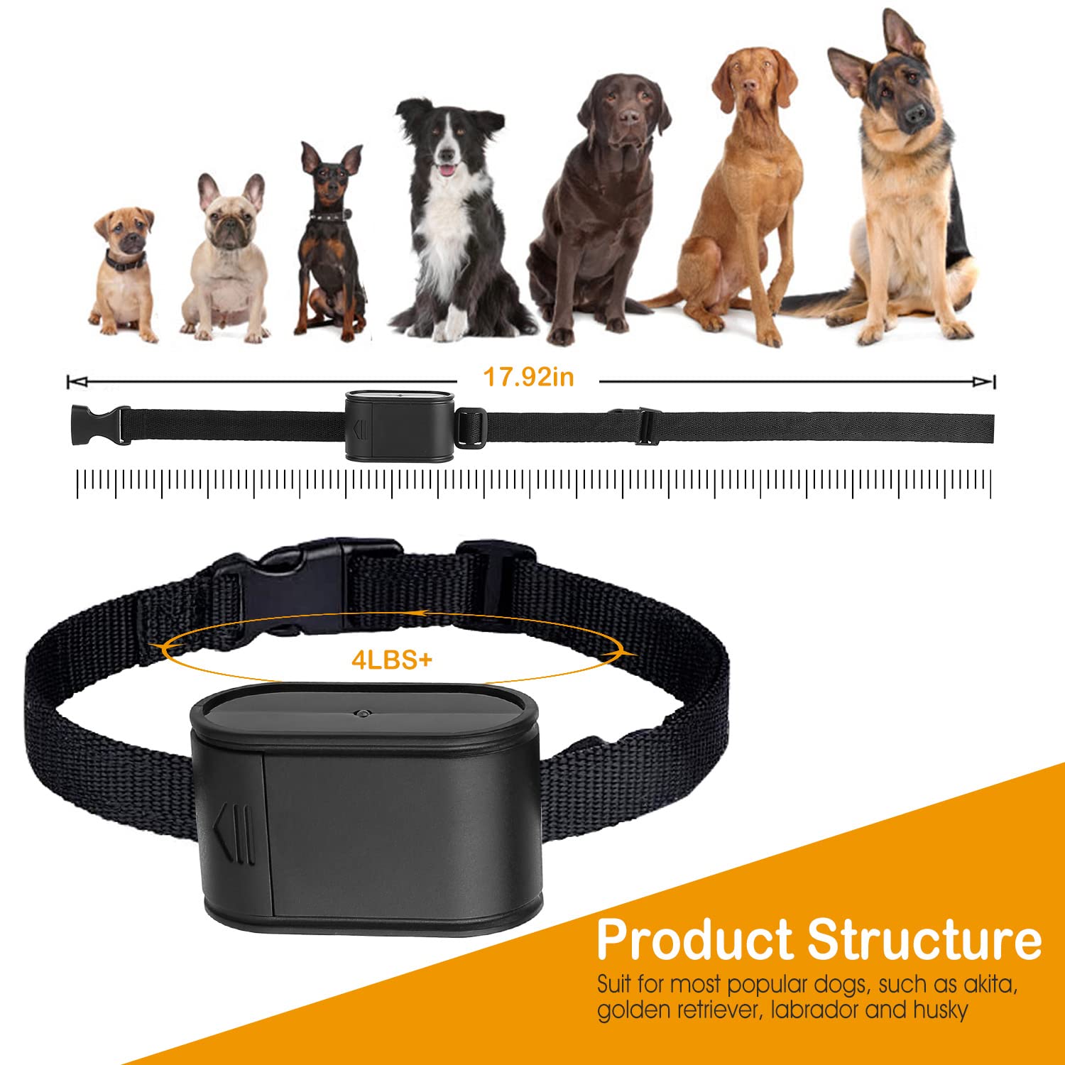 Imountek Electric Dog Fence System Electric Fence For Dogs Pet Tone Shock Boundary Containment Water Resistant Collar Receiver F